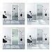 Produktbild Duradoor Ganzglastürblatt ESG in klar DIN 1972 mm x 709 mm x 8 mm Zimmertür Bürotür Schwebetür Schwenktür Glastür