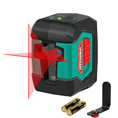 Laser Level, HYCHIKA 50 Feet Line Laser with Dual Modules, Switchable Self-Leveling Vertical
