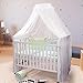 Baby Mosquito Net Baby Toddler Bed Crib Dome Canopy Netting (white)