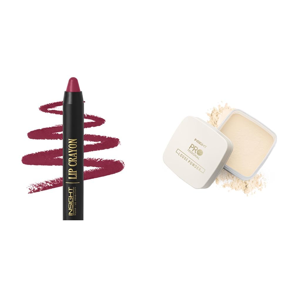 INSIGHT Long Lasting Lip Crayon – All-Day Comfort Insight Professional Loose Powder 30gm 12-Ivory-image-35