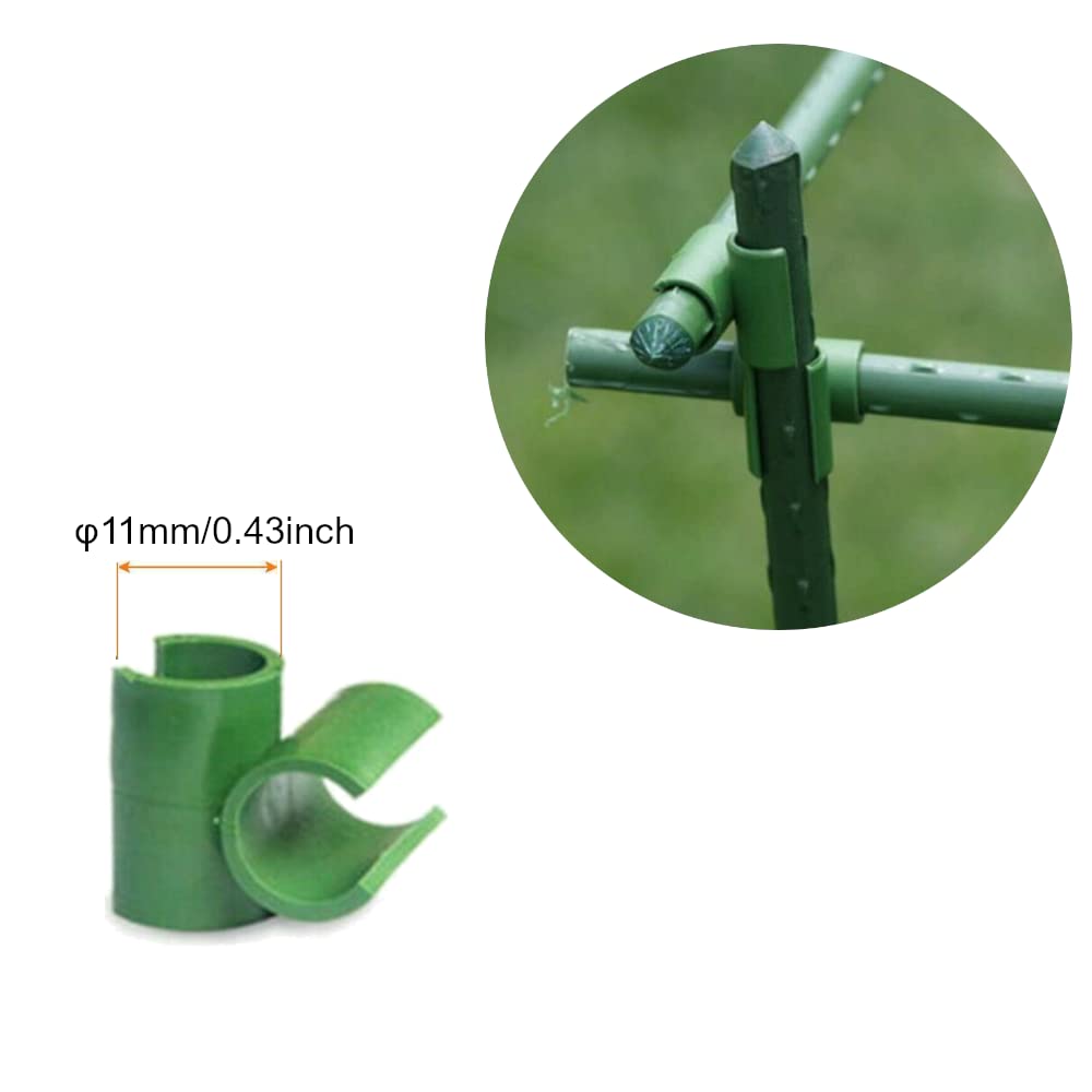 Clips De Support De Plantes En Plastique, 50/100 Pièces, Protection Réutilisable, Outil De