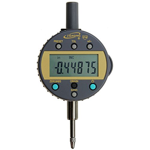 iGaging Absolute Digital Indicator 0.5"/0.00005" Inch/Metric Conversion Ultimate High Precision
