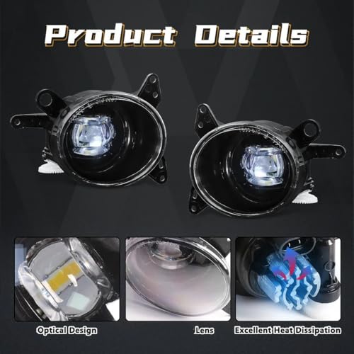 Antibrouillard 12V LED White pour Mitsubishi Lancer EX 2008-2013