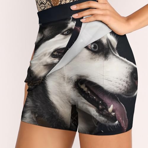 Jupe short de golf imprimé Husky pour vos parcours d'été - 5