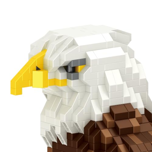 BlueBrixx White Head Seeeeeadler Diamond Blocks, 2336 blocs de construction, modèle d'affichage – vue 5