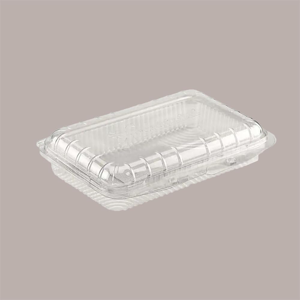 Lucgel Vaschetta con Coperchio PET Rettangolare 700 cc -100 pezzi -
