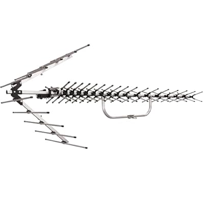 Antennas Direct Goliath Unidirectional Long-Range UHF Attic Outdoor HDTV Antenna, 70+ Mile Range, UHD 4K 8K, NEXTGEN TV – w/Mounting Hardware