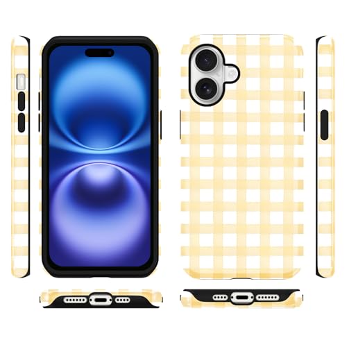 Coque magnétique iPhone 16 jaune avec MagSafe intégré 2 en 1