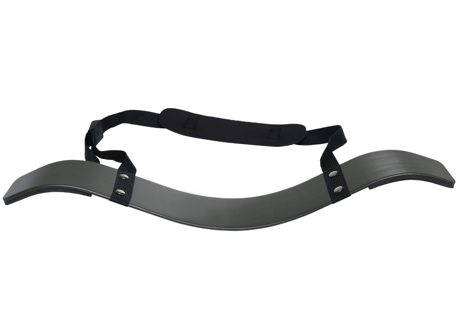 Arm Blaster - Isolatore per bicipiti e tricipiti, supporto per il fitness in alluminio, per sollevamento pesi, cinghia regolabile, cuscinetto per collo da 6 mm, design curvo, imbottitura spessa