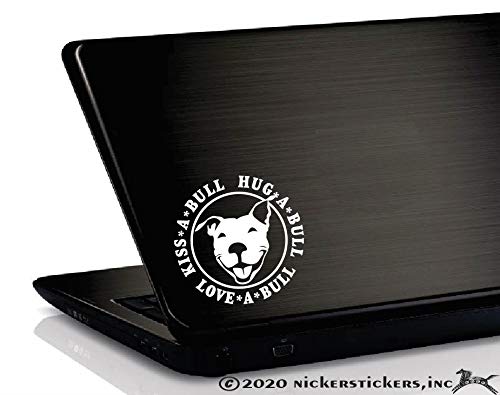 Love*A*Bull Pit Bull Terrier Dog Rescue Car Truck Window Decal Sticker By Nickerstickers® #TOP2