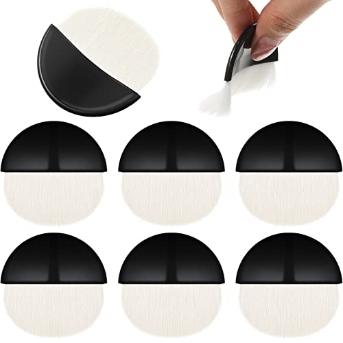 Boao 8 Pcs Flat Paint Brushes Applicator for Painting Bulk, Black and White