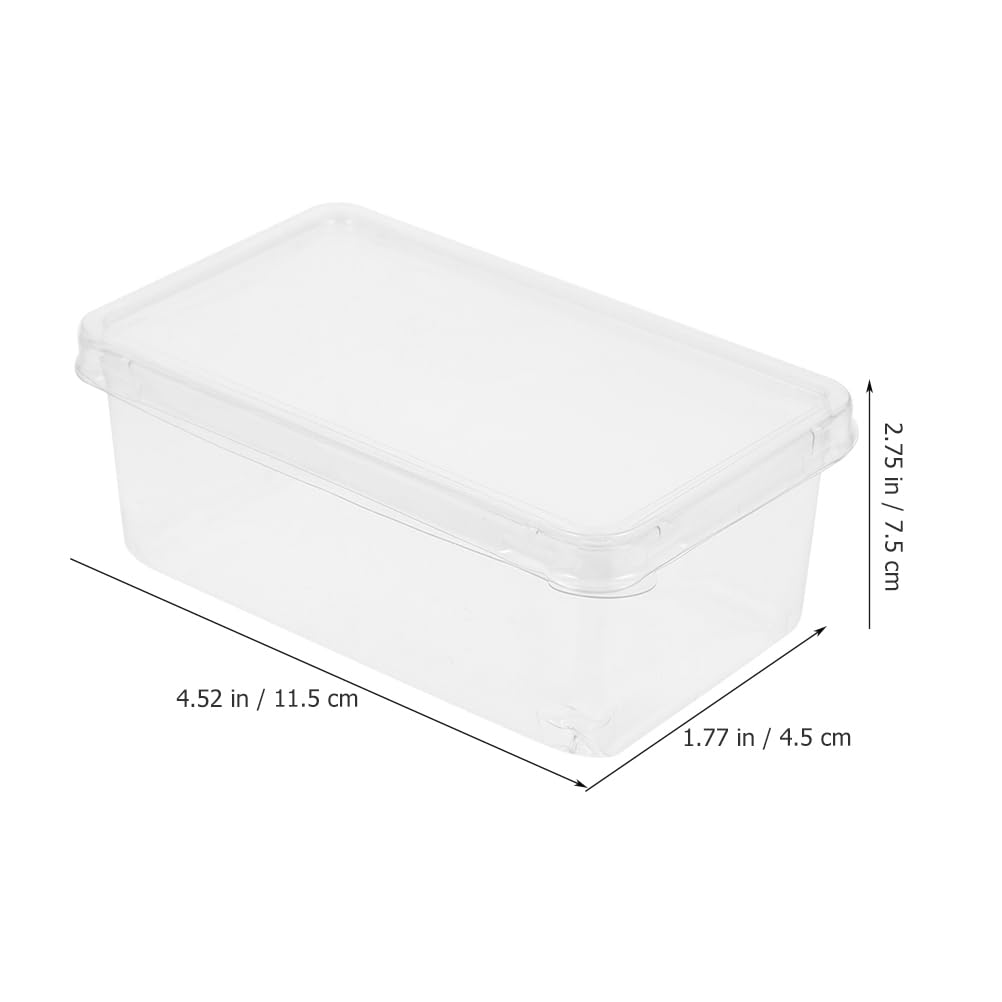 10pcs Cake Box Clear Tiramisu Box To Go Food Containers Bakery Carrier Packing Small Cake Holder Plastic Container with Lid Clear Cake Carrier Disposable Charcuterie Boxes for Cake, Pastry,Dessert