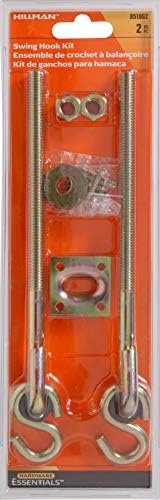 Hillman Machine Bolt Swing Hook Kit for Porch and Playset Swings for Decks image 4