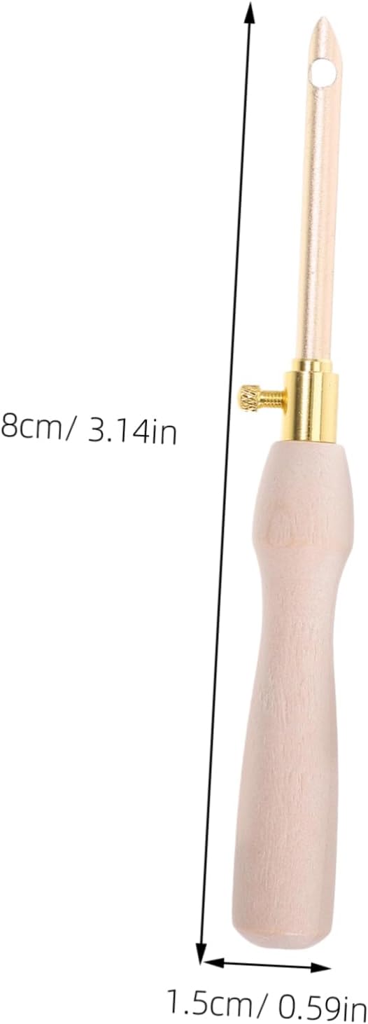 EPIGEIST Colorful Wooden Punch Needle Tool Kit for Embroidery – DIY Craft Knitting Supplies Large Eye Needles for Beginners and Experienced for Home Projects