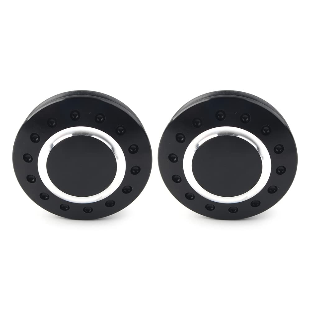 Couvercle de boulon de pivot de bras oscillant en aluminium noir - 7