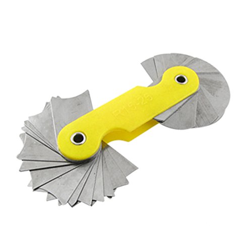 Aexit Concave Convex Reference Gauges 32 Plates Dual Ends Radius Radius Gauges Gauge R15-25