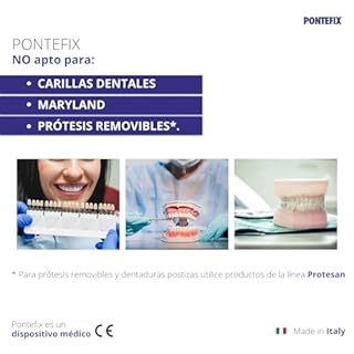 Pontefix - Cemento Dentale per Fissare Ponti, Capsule Dentali e Denti Pivotanti