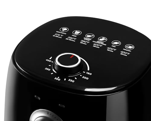 Magic Bullet Air Fryer 2,5L - Kompakt, svart, utan olja