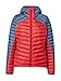Produktbild Bergans Damen Røros Light Down Hood Jacke, red-Orion Blue