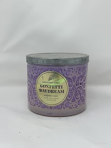 Confetti Daydream 3 Wick Candle 14.5 oz / 411 g [Made with Natural Essential Oils]