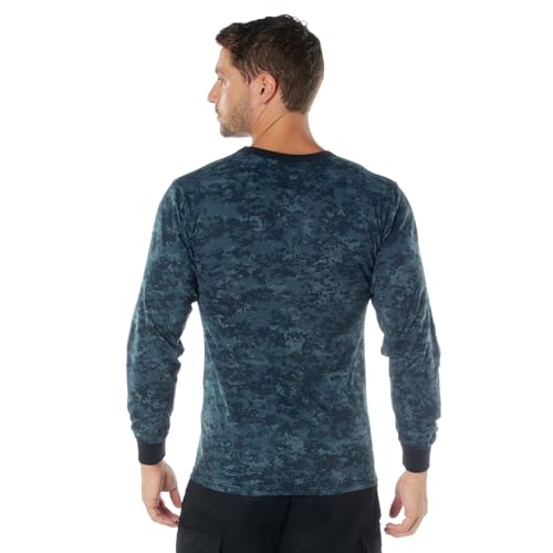 Image of Rothco Long Sleeve Camo T-Shirt | Rugged Camouflage Crew Neck T Shirt, Comfortable Casual Tee for Men & Women