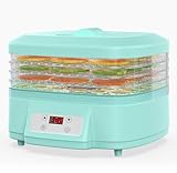 Prenafla Food Dehydrator Machine - 5 Trays Dehydrator with Digital Adjustable...
