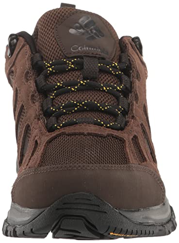 Columbia Columbia Womens Redmond Iii Waterproof Hiking Shoe, Cordovan/Black, 7.5 Wide US