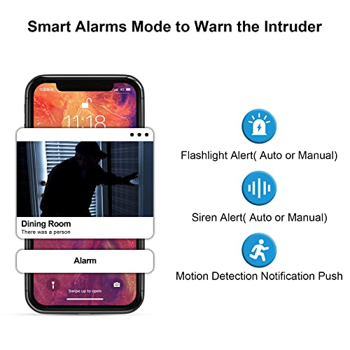 Wireless Security Camera With 9000Ma Battery, Ngteco Outdoor Security Cam Wifi For Home Security, 1080P Video, Motion Detection Alarm, Spotlight Color Night Vision, 2 Way Audio, Compatible With Alexa #TOP4