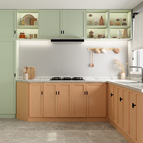 Koeka Matte Black Square Barcabinet Knobs 15 Pack Stainless Steel Single Hole Kitchen Cabinet Pulls 2 Inch Kitchen Cabinet Handles For T Bar Drawer Pulls Knobs For Dresser Drawers Cabinet #TOP5