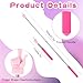 Ptwola 4 Pcs Extendable Hand Finger Pointer Stick Telescopic Classroom Teacher Pointer Retractable Demonstration Baton for Elementary School Kindergarten Children Reading Conference Presentation