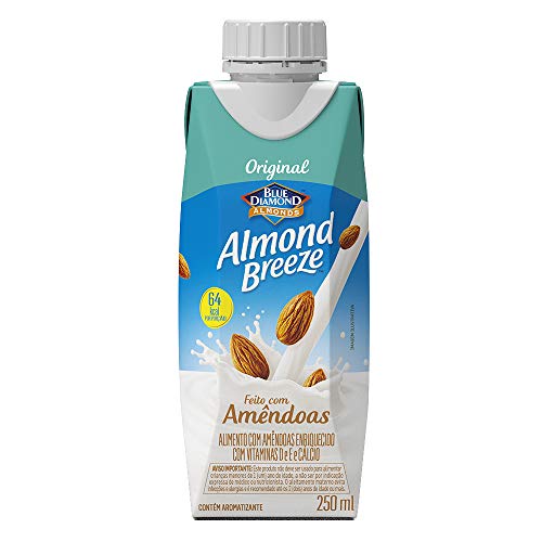Alimento com Amêndoas Original Almond Breeze,Piracanjuba, 250Ml