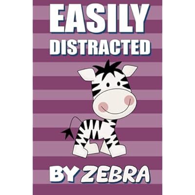 D:Imad Kdpzebraeasily distracted by zebra.pdf: lined NoteBook / Journal For Kids, men and kids cute Zebra Gift notebook Zebra, 120 blank Pages, 6x9 Inches Matte Finish