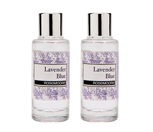 Image of Rosemoore Pure Scented Oil Lavender Blue 15ml Each (Pack of 2) - Can Be Used in Oil Burner, Electric Diffuser & Potpourri