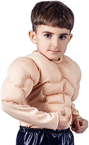 flatwhite Muscle Costume For Kids (S, M,L) (4-6Y)