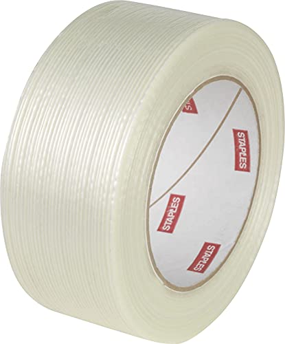 STAPLES Filament Tape, 48mm x 55m — 6/Pack