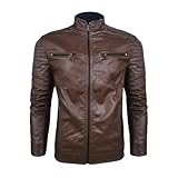 Large application : adaptée à diverses occasions, cette veste de moto pour homme peut être portée comme une tenue décontractée un streetwear tendance