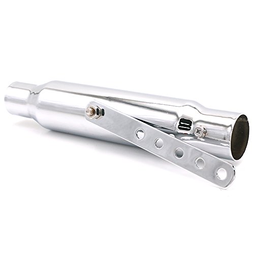 Classic Bike Shop 12” Black Muffler Silencer – Cruiser Chopper Bobber Cafe Racer
