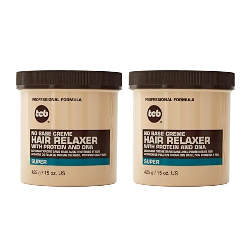 No Base Creme Hair Relaxer with Protein & DNA 15oz (2 Pack)