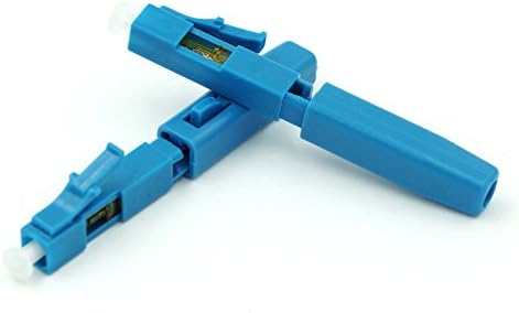 10pack FTTH FIOS LC/UPC Optical Fiber Cable Quick LC Fast Connector Adapter Single Mode for CATV Network (10Pcs /Lot)