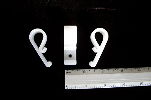 Roller or roman shade saftey white cord guides (Three) by DDP