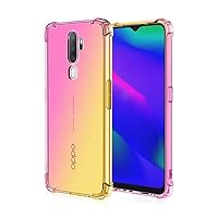 Custodia Per OPPO A9 2020 / A5 2020 HONLEN - TPU Sfumato Trasparente, 4