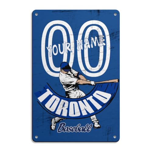 Image of ANTKING Toronto Metal Sign Custom Sign Decor for Men Youth Boy Gifts