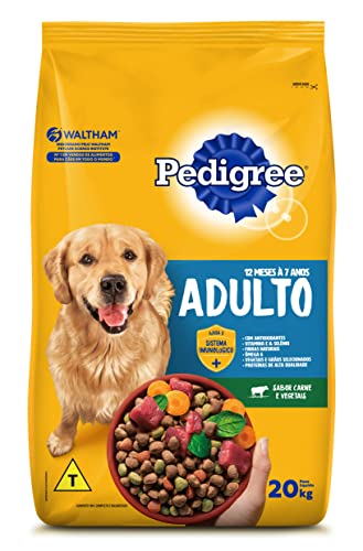 Ração Pedigree Cães Adulto Carne e Veg 20kg (MP)