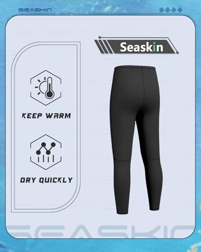Seaskin 2mm Mens Wetsuit Pants - Thumbnail 3