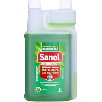Desinfetante super concentrado Sanol Dog para Cães, 1 Litro, Azul