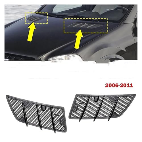 Rejilla de ventilación de capó con flujo de aire optimizado para Mercedes W164 2
