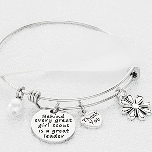 Kivosliviz the Scout Jewelry for Troop Leader Scout Jewelry Female Scouts Bangle Scout Bracelet 5