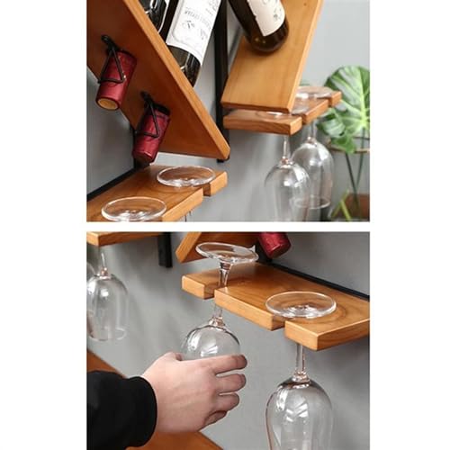 Soporte para botella de vino montado en pared miniatura 4