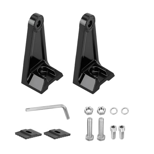 Barra de luz LED para automóvil con kit de 2 soportes de montaje deslizante y base ajustable