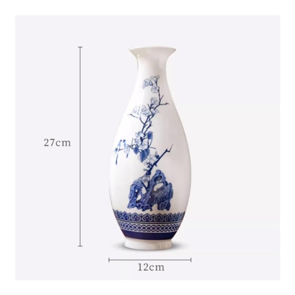 Wazon na kwiaty, Ceramiczne ozdoby do wazonów, gabinetu, przedpokoju, szafki RTV, stolika kawowego, dekoracji domu, porcelany